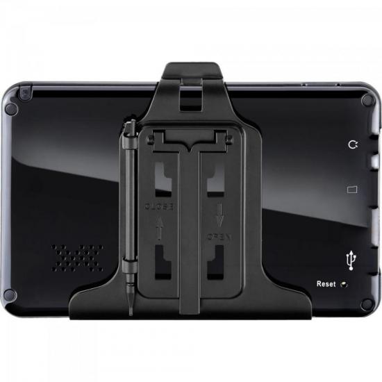 Navegador GPS Tracker III Tela 4.3\" GP033 Preto MULTILASER por 0,00 à vista no boleto/pix ou parcele em até 1x sem juros. Compre na loja Mundomax!