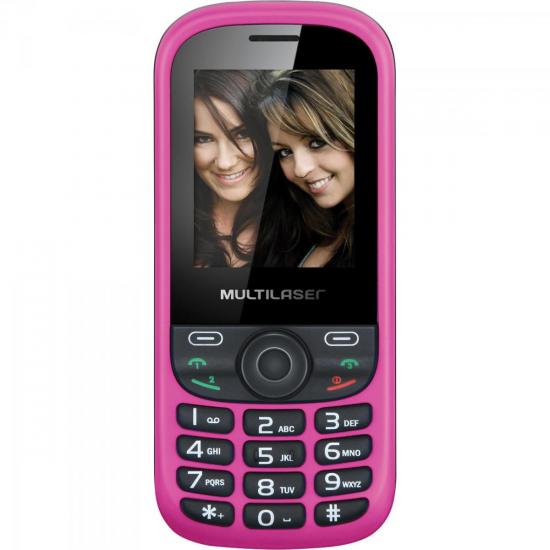 Celular 3 Chips com Câmera, MP3, Rádio FM P3199 UP Branco/Rosa por 0,00 à vista no boleto/pix ou parcele em até 1x sem juros. Compre na loja Mundomax!