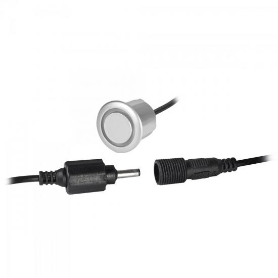 Sensor de Estacionamento 4 Pontos com Conector e Led AU009 Prata por 0,00 à vista no boleto/pix ou parcele em até 1x sem juros. Compre na loja Mundomax!