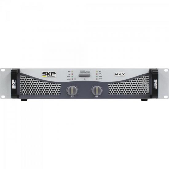 Amplificador Profissional Classe AB 300W MAX320 Cinza SKP (56150)