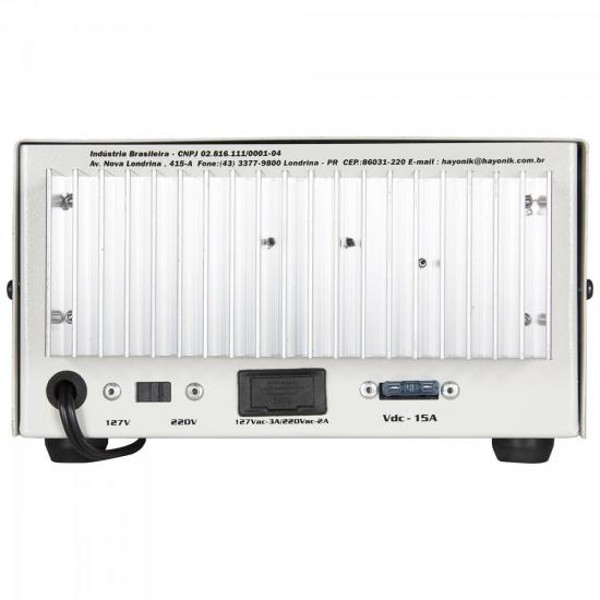 Fonte FTE1307 MASTER 13,8VDC 7A Estabilizada HAYONIK por 0,00 à vista no boleto/pix ou parcele em até 1x sem juros. Compre na loja Mundomax!