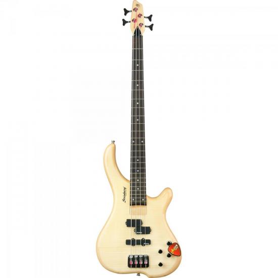 Contrabaixo STRINBERG Ativo 4 Cordas CLB44A Natural por 0,00 à vista no boleto/pix ou parcele em até 1x sem juros. Compre na loja Mundomax!