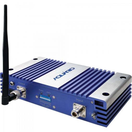 Kit Repetidor de Celular 2100MHz RP-2170 Prata/Azul AQUÁRIO por 0,00 à vista no boleto/pix ou parcele em até 1x sem juros. Compre na loja Mundomax!