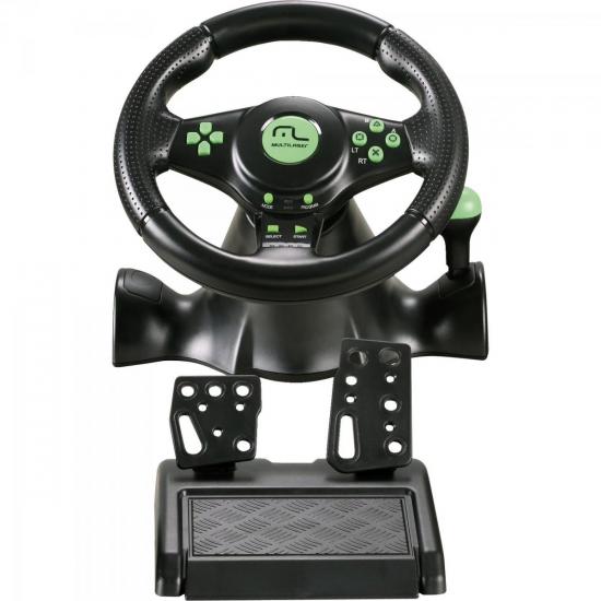 Volante 4 em 1 XBOX 360/PS3/PS2/PC com Marcha Acoplada JS075 Preto e por 0,00 à vista no boleto/pix ou parcele em até 1x sem juros. Compre na loja Mundomax!