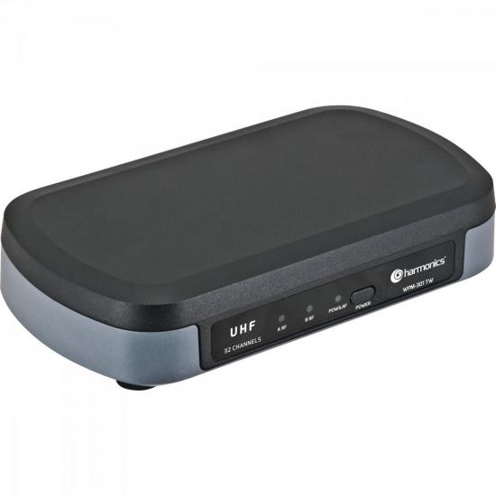 Microfone Sem Fio Duplo UHF WPM-301TW Preto HARMONICS por 599,99 à vista no boleto/pix ou parcele em até 10x sem juros. Compre na loja Mundomax!
