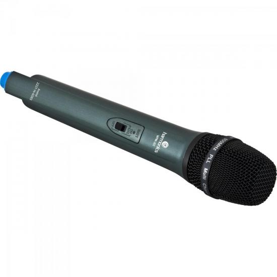 Microfone sem Fio UHF WPM-301 Preto HARMONICS por 0,00 à vista no boleto/pix ou parcele em até 1x sem juros. Compre na loja Mundomax!