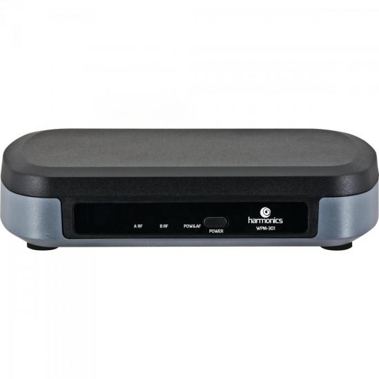 Microfone sem Fio UHF WPM-301 Preto HARMONICS por 0,00 à vista no boleto/pix ou parcele em até 1x sem juros. Compre na loja Mundomax!