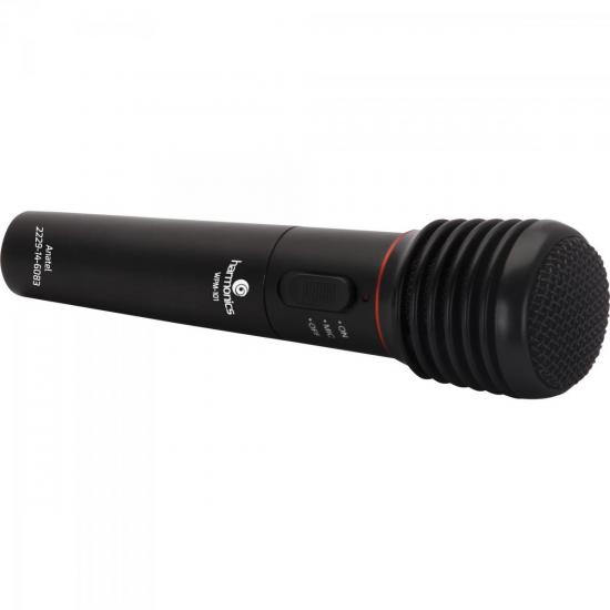 Microfone com e sem Fio VHF WPM-101 Preto HARMONICS por 0,00 à vista no boleto/pix ou parcele em até 1x sem juros. Compre na loja Mundomax!
