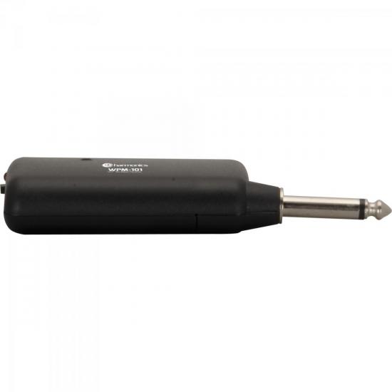 Microfone com e sem Fio VHF WPM-101 Preto HARMONICS por 0,00 à vista no boleto/pix ou parcele em até 1x sem juros. Compre na loja Mundomax!