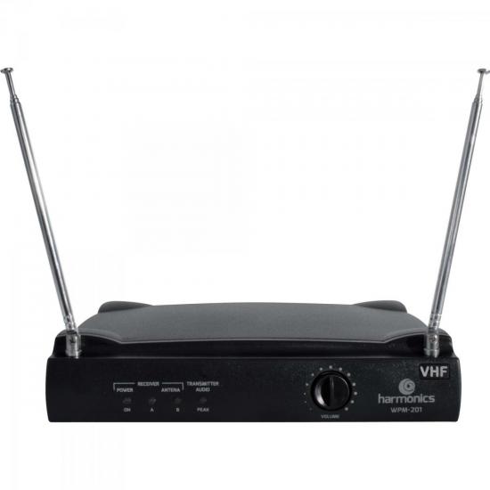 Microfone sem Fio VHF WPM-201 Preto HARMONICS por 201,90 à vista no boleto/pix ou parcele em até 8x sem juros. Compre na loja Mundomax!