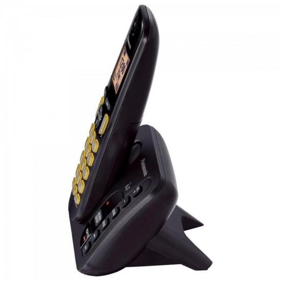 Telefone sem Fio com ID/Secretária/Viva Voz KX-TGC220LBB Preto Panasonic por 350,00 à vista no boleto/pix ou parcele em até 10x sem juros. Compre na loja Mundomax!