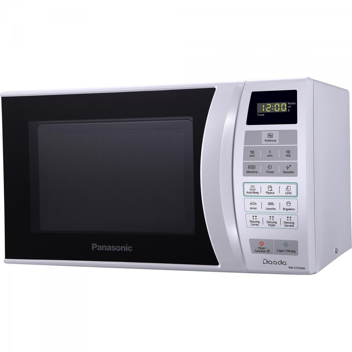 Micro-Ondas 21L 110V 700W NN-ST254W Branco PANASONIC - Mundomax