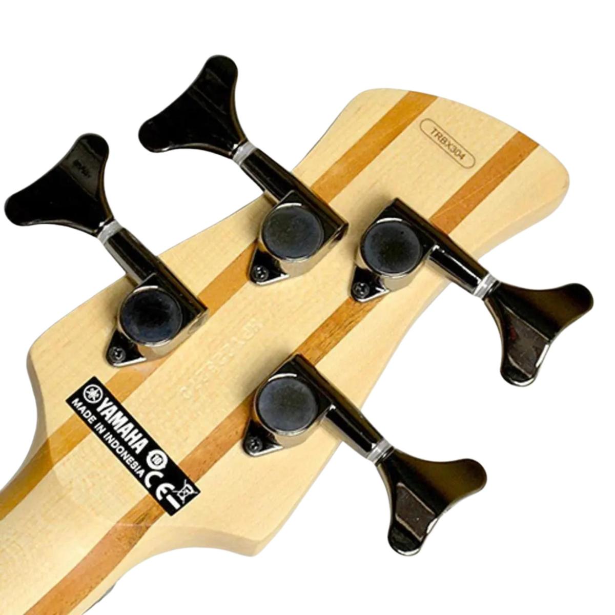 Contrabaixo Yamaha TRBX304BL Ativo 4 Cordas Preto - Mundomax