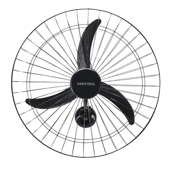Ventilador de Parede Ventisol New Premium 60cm Preto 127v (56402)