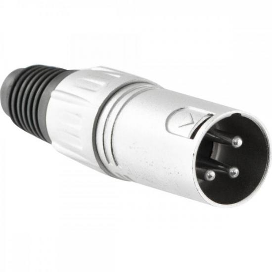Conector XLR Macho 3 Pólos Niquelado HX001M HYX por 21,00 à vista no boleto/pix ou parcele em até 1x sem juros. Compre na loja Mundomax!