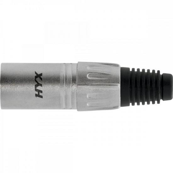 Conector XLR Macho 3 Pólos Niquelado HX001M HYX por 21,00 à vista no boleto/pix ou parcele em até 1x sem juros. Compre na loja Mundomax!