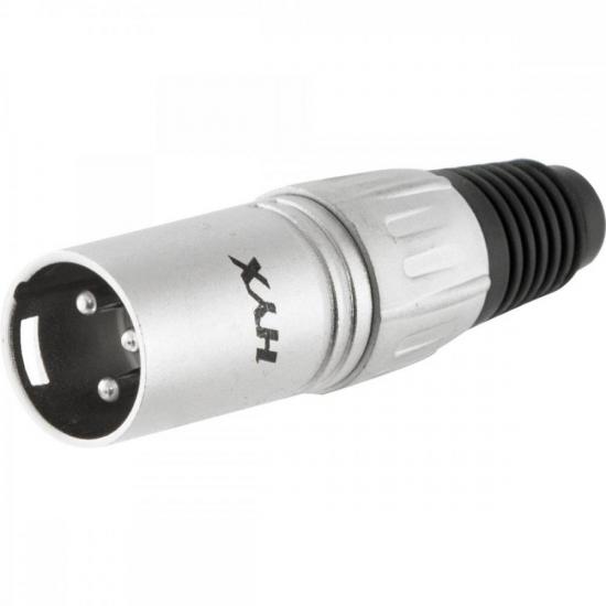 Conector XLR Macho 3 Pólos Niquelado HX001M HYX por 21,00 à vista no boleto/pix ou parcele em até 1x sem juros. Compre na loja Mundomax!