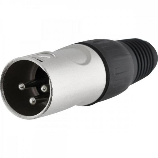Conector XLR Macho 3 Pólos Niquelado HX009M HYX por 18,00 à vista no boleto/pix ou parcele em até 1x sem juros. Compre na loja Mundomax!