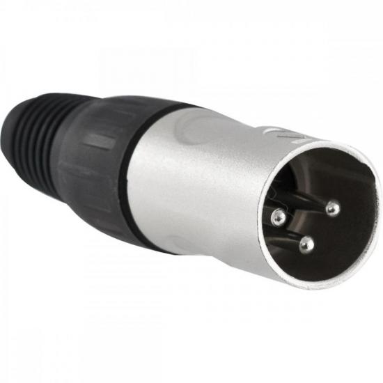Conector XLR Macho 3 Pólos Niquelado HX009M HYX por 18,00 à vista no boleto/pix ou parcele em até 1x sem juros. Compre na loja Mundomax!
