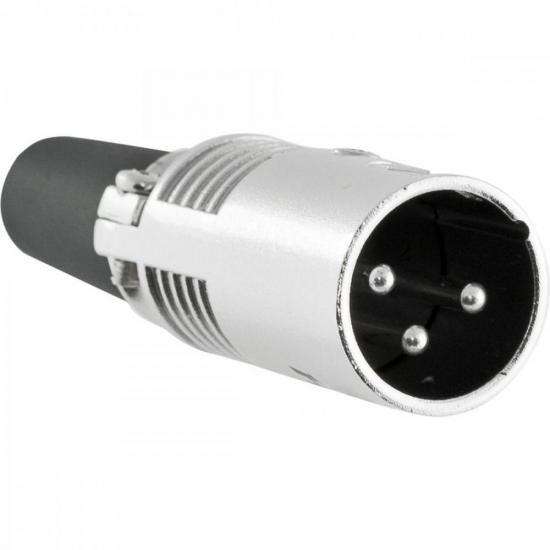 Conector XLR Macho 3 Pólos Niquelado HX028M HYX por 18,99 à vista no boleto/pix ou parcele em até 1x sem juros. Compre na loja Mundomax!