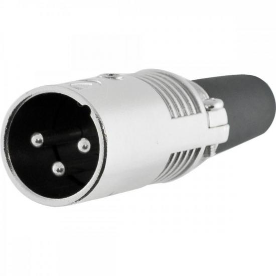 Conector XLR Macho 3 Pólos Niquelado HX028M HYX por 18,99 à vista no boleto/pix ou parcele em até 1x sem juros. Compre na loja Mundomax!