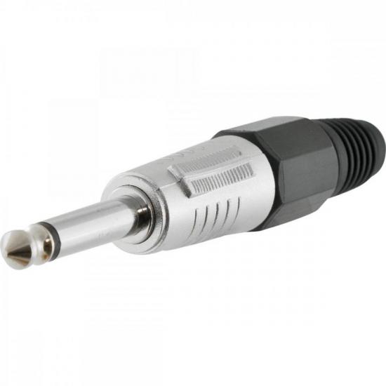 Conector P10 Macho Mono Niquelado HJ001M HYX por 16,00 à vista no boleto/pix ou parcele em até 1x sem juros. Compre na loja Mundomax!