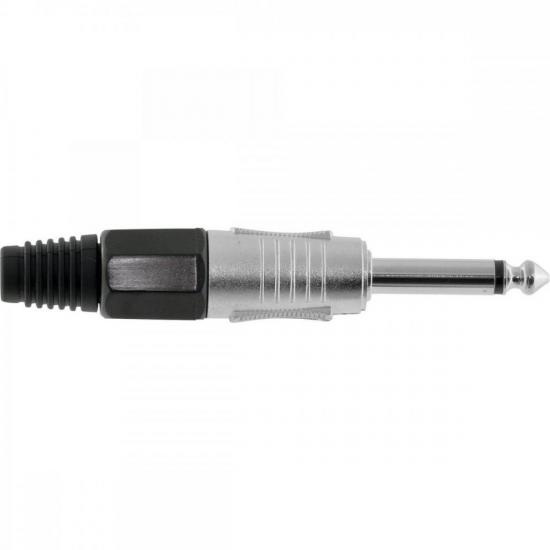 Conector P10 Macho Mono Niquelado HJ001M HYX por 16,00 à vista no boleto/pix ou parcele em até 1x sem juros. Compre na loja Mundomax!