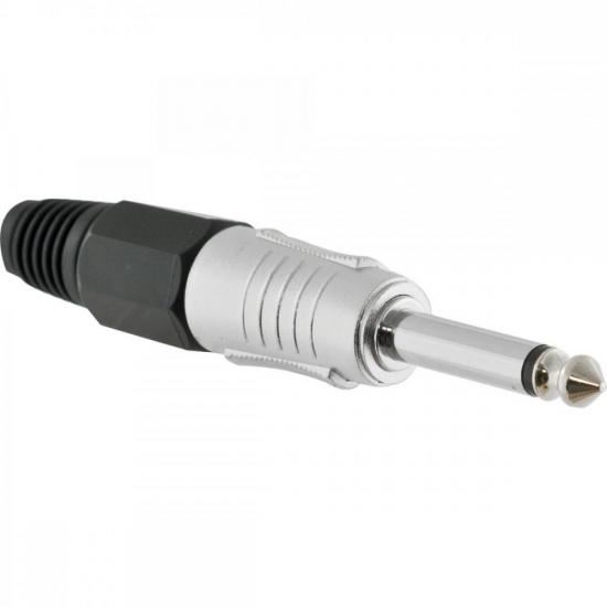 Conector P10 Macho Mono Niquelado HJ001M HYX por 16,00 à vista no boleto/pix ou parcele em até 1x sem juros. Compre na loja Mundomax!