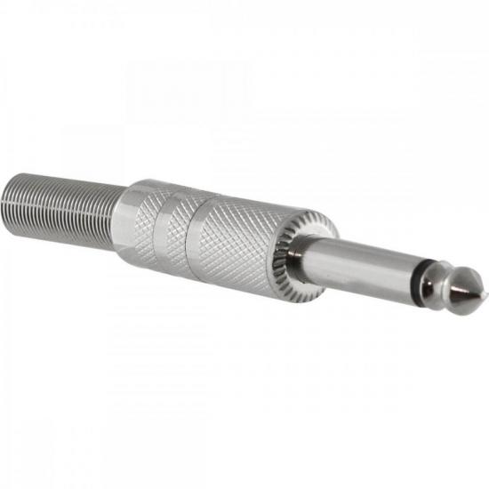 Conector P10 Macho Mono Niquelado HJ011M HYX por 18,00 à vista no boleto/pix ou parcele em até 1x sem juros. Compre na loja Mundomax!