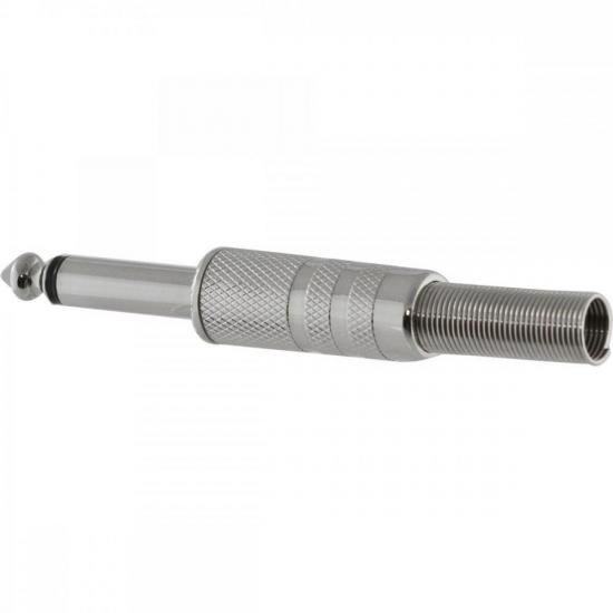 Conector P10 Macho Mono Niquelado HJ011M HYX por 18,00 à vista no boleto/pix ou parcele em até 1x sem juros. Compre na loja Mundomax!