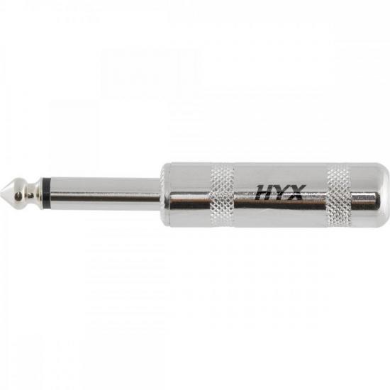 Conector P10 Macho Mono Niquelado HJ014M HYX por 18,00 à vista no boleto/pix ou parcele em até 1x sem juros. Compre na loja Mundomax!