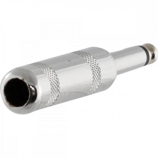 Conector P10 Macho Mono Niquelado HJ014M HYX por 18,00 à vista no boleto/pix ou parcele em até 1x sem juros. Compre na loja Mundomax!