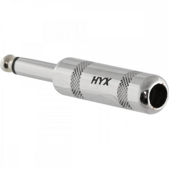 Conector P10 Macho Mono Niquelado HJ014M HYX por 18,00 à vista no boleto/pix ou parcele em até 1x sem juros. Compre na loja Mundomax!