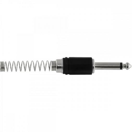 Conector P10 Macho Mono Liga de Zinco HJ019M Preto HYX por 8,99 à vista no boleto/pix ou parcele em até 1x sem juros. Compre na loja Mundomax!