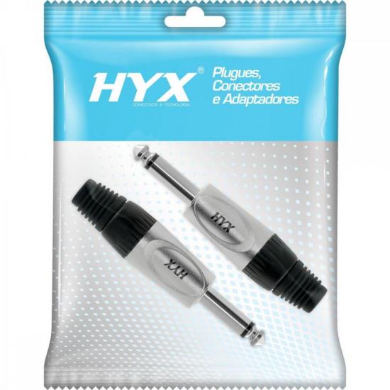 Conector P10 Macho Mono Niquelado HRJ024M HYX (56446)
