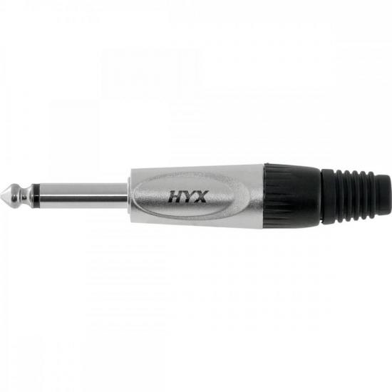 Conector P10 Macho Mono Niquelado HRJ024M HYX por 18,00 à vista no boleto/pix ou parcele em até 1x sem juros. Compre na loja Mundomax!