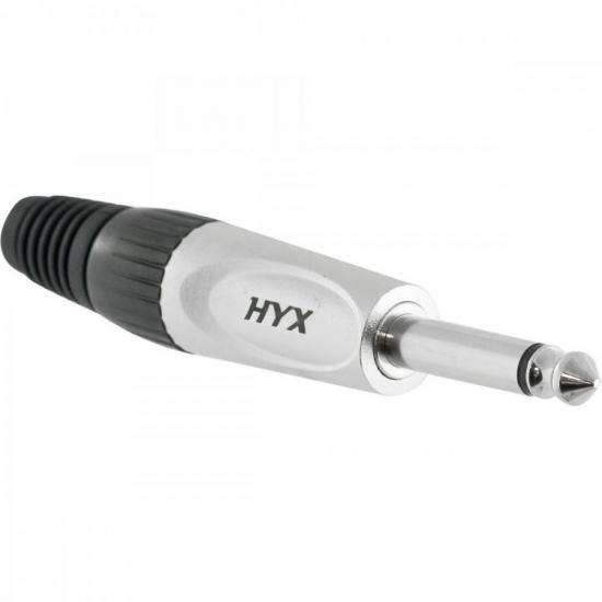 Conector P10 Macho Mono Niquelado HRJ024M HYX por 18,00 à vista no boleto/pix ou parcele em até 1x sem juros. Compre na loja Mundomax!