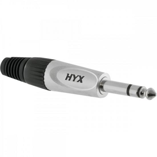 Conector P10 Macho Estéreo Niquelado HJ024S HYX por 18,99 à vista no boleto/pix ou parcele em até 1x sem juros. Compre na loja Mundomax!