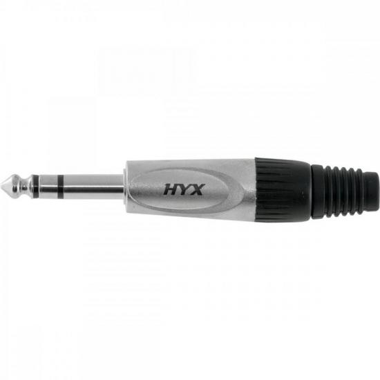 Conector P10 Macho Estéreo Niquelado HJ024S HYX por 18,99 à vista no boleto/pix ou parcele em até 1x sem juros. Compre na loja Mundomax!