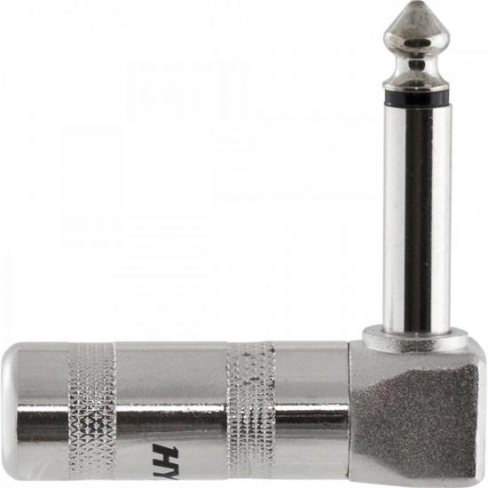 Conector P10 Mono 90º Niquelado HJ029M HYX por 20,99 à vista no boleto/pix ou parcele em até 1x sem juros. Compre na loja Mundomax!