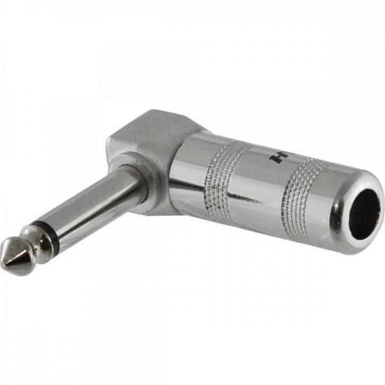 Conector P10 Mono 90º Niquelado HJ029M HYX por 20,99 à vista no boleto/pix ou parcele em até 1x sem juros. Compre na loja Mundomax!