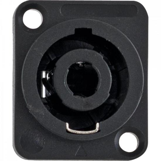 Conector Speakon Fêmea 4 Pólos HP015 Preto HYX por 14,00 à vista no boleto/pix ou parcele em até 1x sem juros. Compre na loja Mundomax!