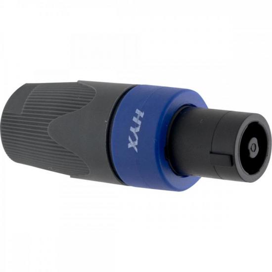Conector Speakon Macho 4 Pólos HP005 Preto HYX por 26,00 à vista no boleto/pix ou parcele em até 1x sem juros. Compre na loja Mundomax!