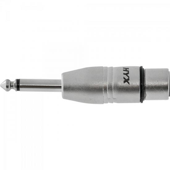 Adaptador XLR F x P10 M Mono HA014 HYX por 0,00 à vista no boleto/pix ou parcele em até 1x sem juros. Compre na loja Mundomax!