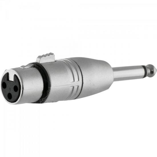 Adaptador XLR F x P10 M Mono HA014 HYX por 0,00 à vista no boleto/pix ou parcele em até 1x sem juros. Compre na loja Mundomax!