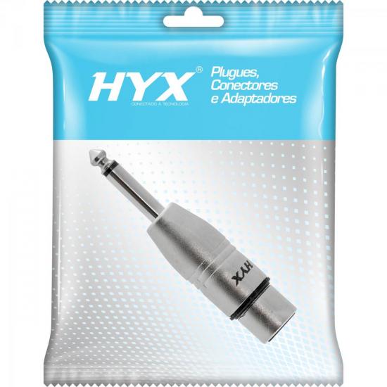 Adaptador XLR F x P10 M Mono HA014 HYX por 0,00 à vista no boleto/pix ou parcele em até 1x sem juros. Compre na loja Mundomax!