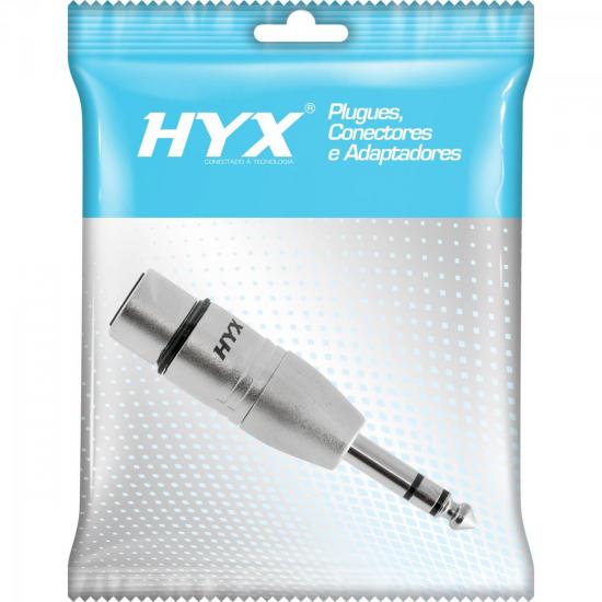 Adaptador XLR F x P10 M Estéreo HA016 HYX por 0,00 à vista no boleto/pix ou parcele em até 1x sem juros. Compre na loja Mundomax!