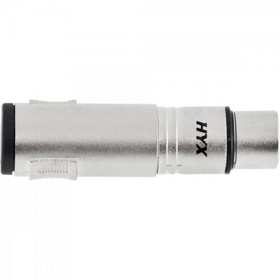 Adaptador XLR F x P10 F Estéreo HA019 HYX por 0,00 à vista no boleto/pix ou parcele em até 1x sem juros. Compre na loja Mundomax!