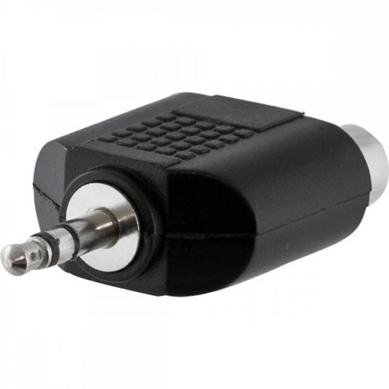 Adaptador 2RCA F x P2 M Estéreo HA044 HYX por 9,00 à vista no boleto/pix ou parcele em até 1x sem juros. Compre na loja Mundomax!