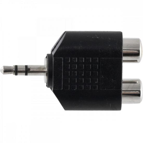 Adaptador 2RCA F x P2 M Estéreo HA044 HYX por 9,00 à vista no boleto/pix ou parcele em até 1x sem juros. Compre na loja Mundomax!